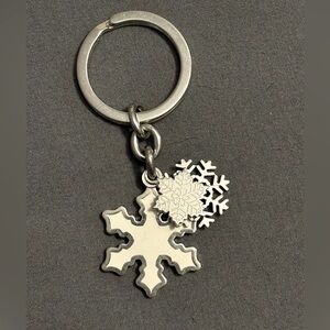 Coach snowflake keyfob